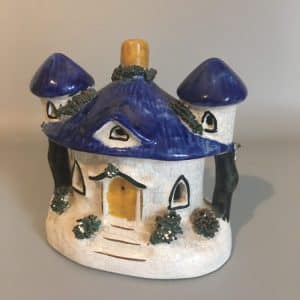Staffordshire Pottery Pastille Burner Antique Collectibles