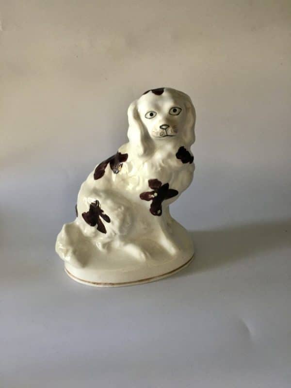 Staffordshire Pottery Figurine Antique Ceramics 3