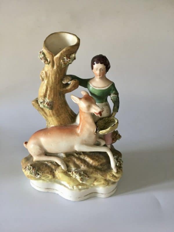Staffordshire Pottery Spill Vase