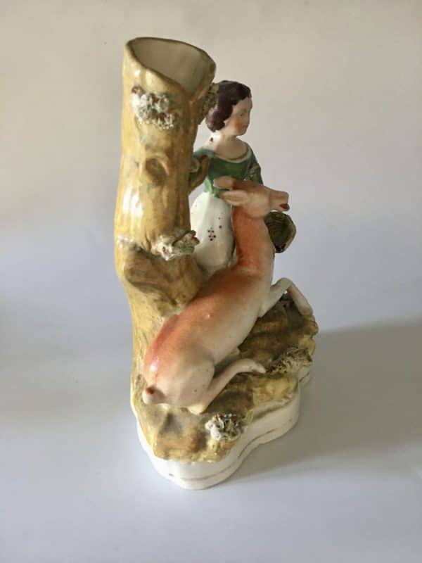 Staffordshire Pottery Spill Vase - Image 5