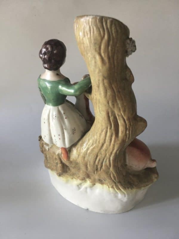 Staffordshire Pottery Spill Vase - Image 4