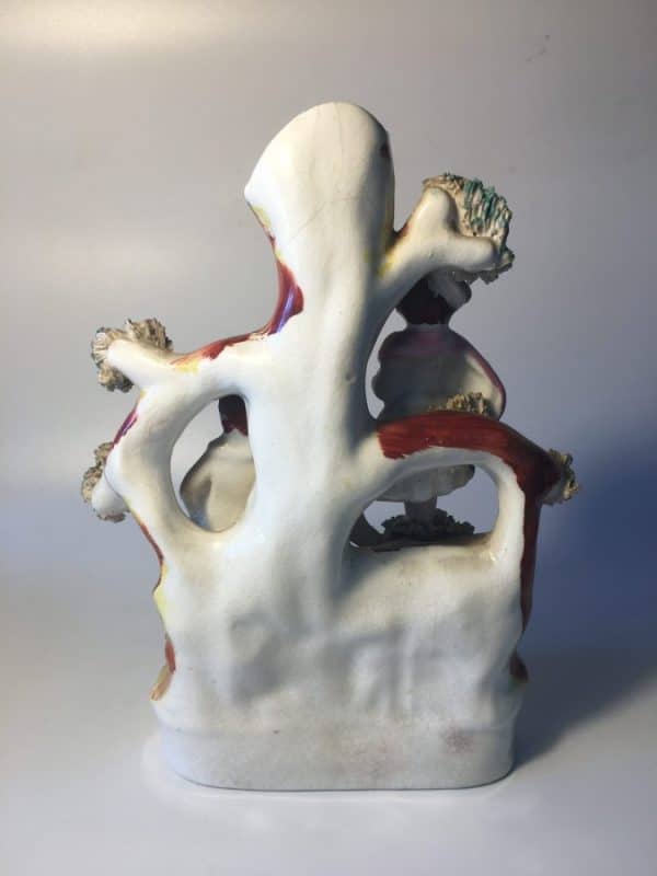 Staffordshire Pottery Spill Vase Antique Ceramics 7