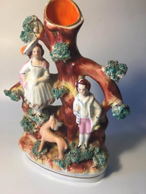 Staffordshire Pottery Spill Vase