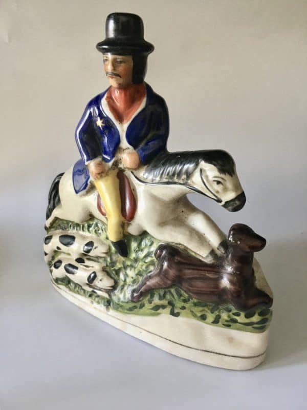 Reproduction Staffordshire Pottery Flat Back