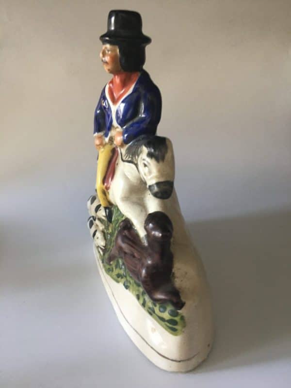 Reproduction Staffordshire Pottery Flat Back - Image 5