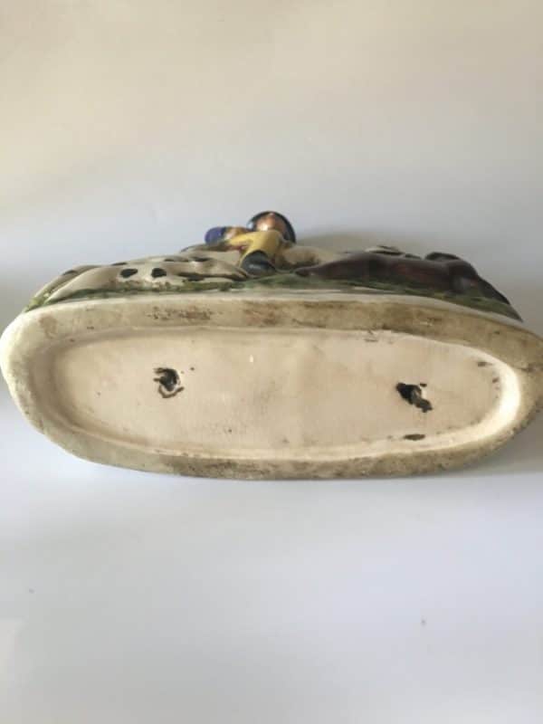 Reproduction Staffordshire Pottery Flat Back - Image 6
