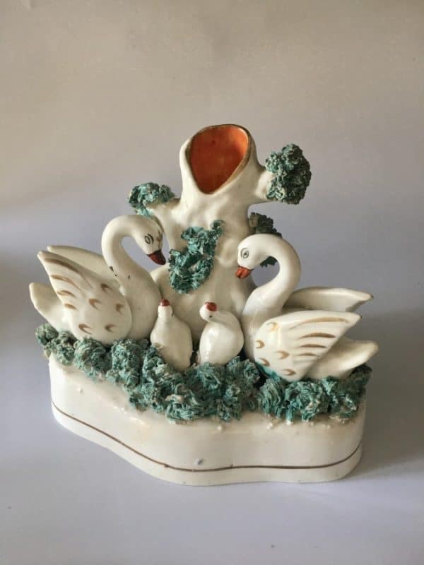 Staffordshire Pottery Spill Vase