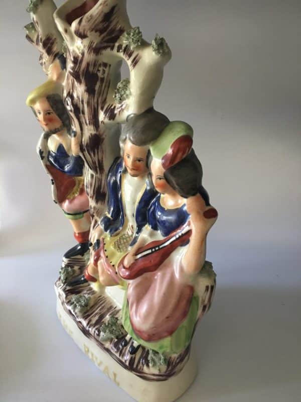 Staffordshire Pottery Spill Vase - Image 3