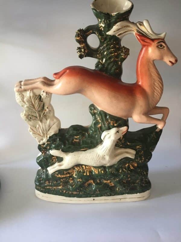 Staffordshire Pottery Spill Vase