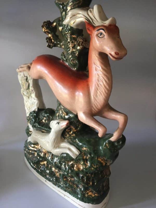 Staffordshire Pottery Spill Vase - Image 3