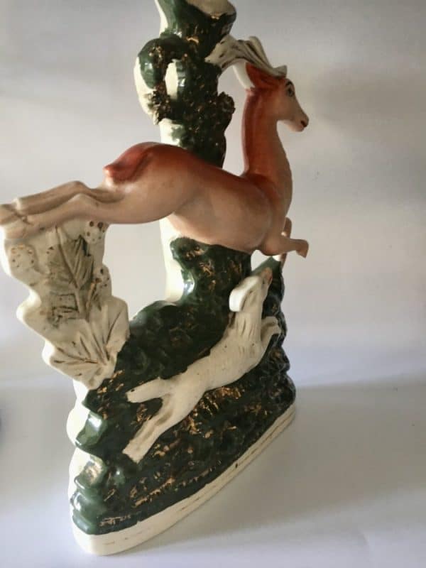 Staffordshire Pottery Spill Vase - Image 4
