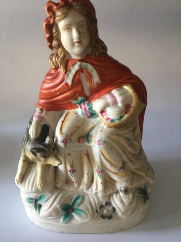 Staffordshire Pottery Figurine Antique Ceramics 3