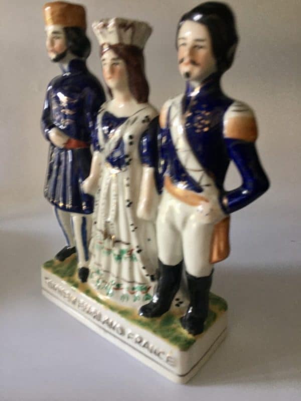 Staffordshire Pottery Figurine Antique Ceramics 5