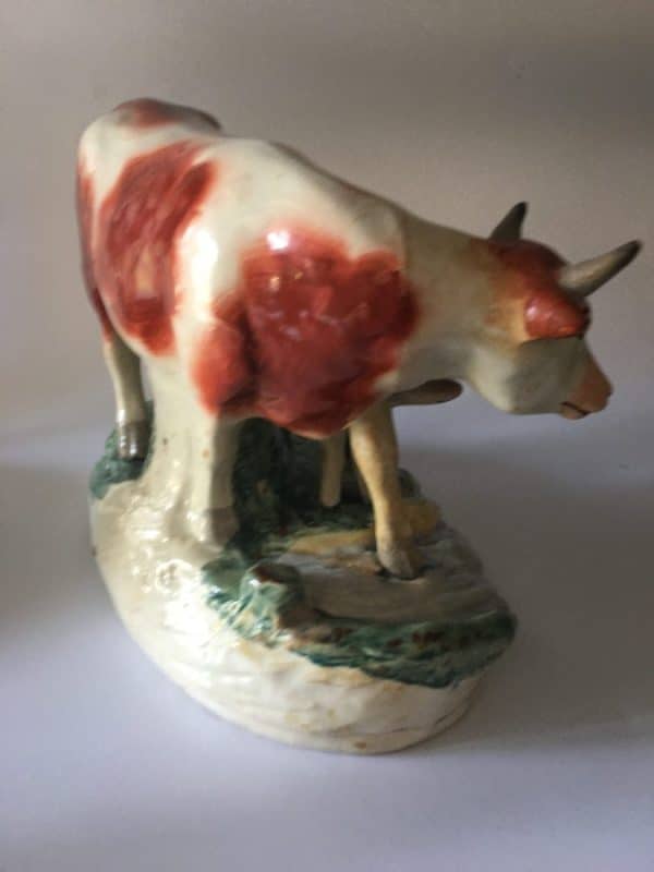 Staffordshire Pottery Figurine Antique Ceramics 6