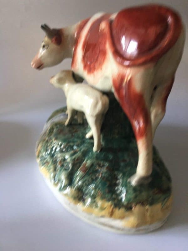 Staffordshire Pottery Figurine Antique Ceramics 8