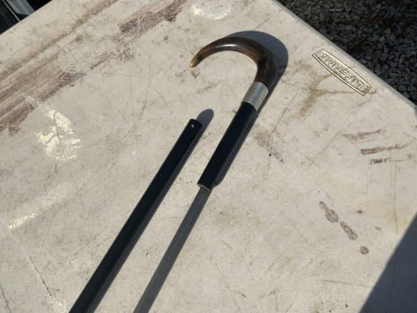 SOLD Gentleman’s walking stick sword stick Antique Swords 14