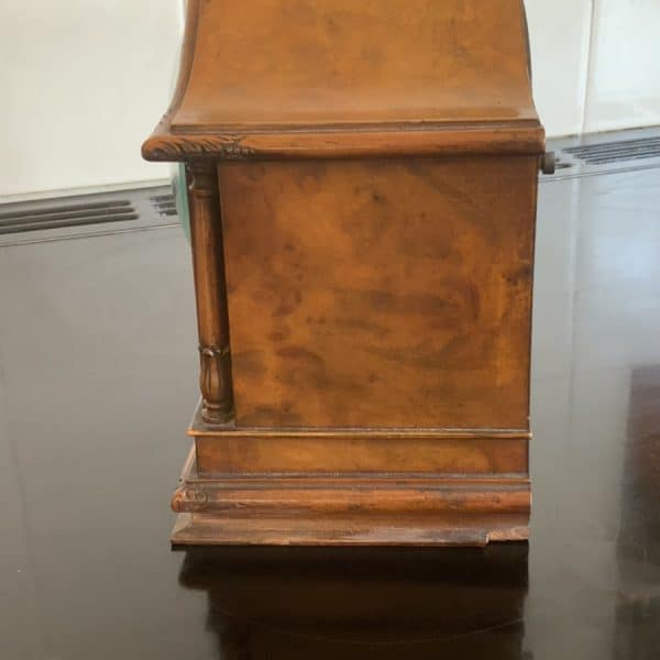 Mappin & Webb walnut mantle Clock Victorian - Image 11