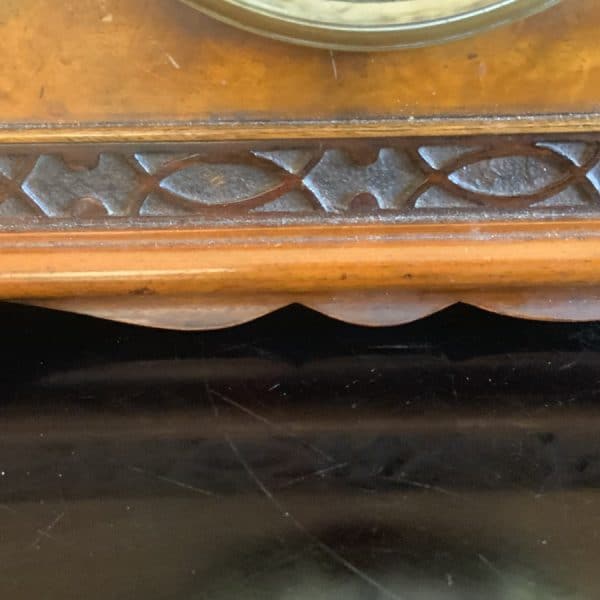 Mappin & Webb walnut mantle Clock Victorian - Image 18