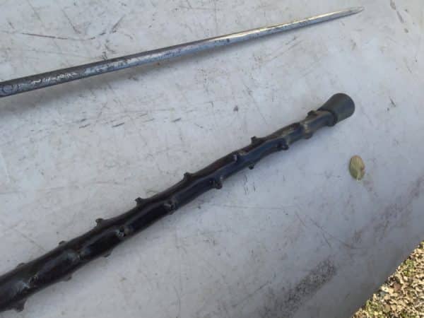 Irish Blackthorn walking stick sword stick Antique Swords 24