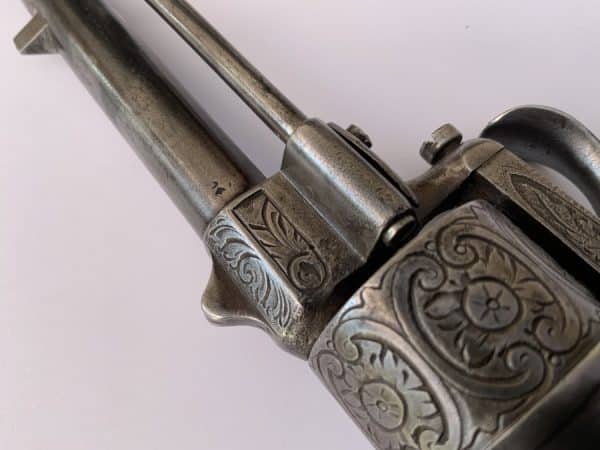 Revolver pin fire double action pocket sized Antique Guns 12