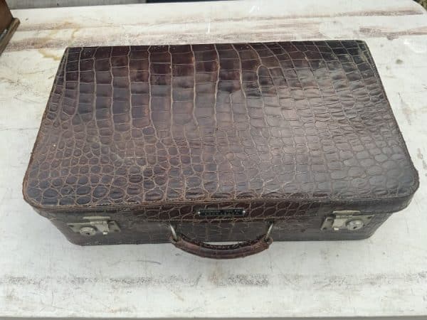 Crocodile suit case Mans/Woman’s Vintage 3