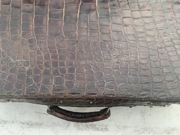 Crocodile suit case Mans/Woman’s Vintage 8