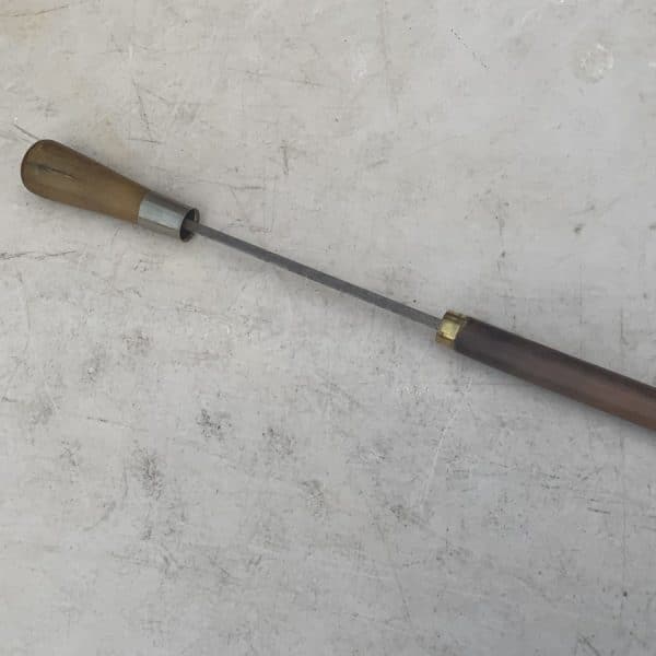 Horned gentleman’s walking stick sword stick - Image 7