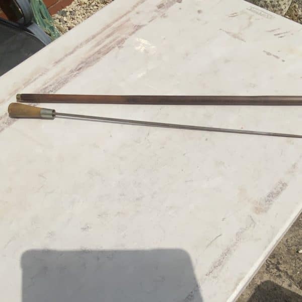Horned gentleman’s walking stick sword stick - Image 11
