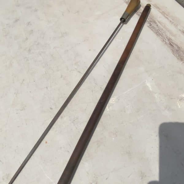 Horned gentleman’s walking stick sword stick - Image 13