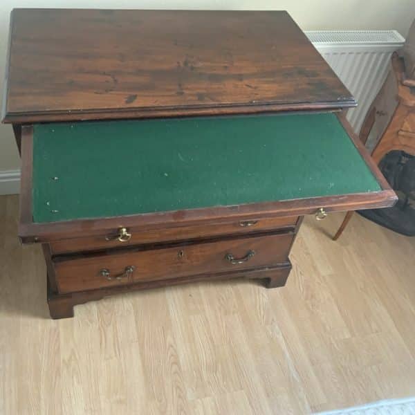 George 11 Brush slide mahogany chest of drawers. Antique Draws 5