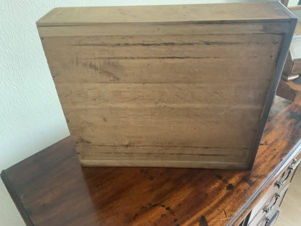 George 11 Brush slide mahogany chest of drawers. Antique Draws 10
