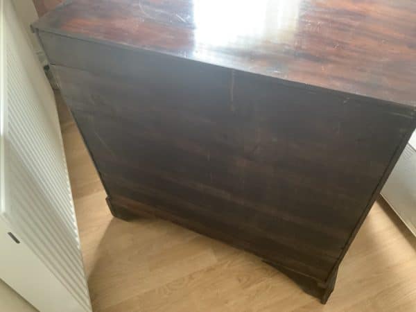 George 11 Brush slide mahogany chest of drawers. - Image 12