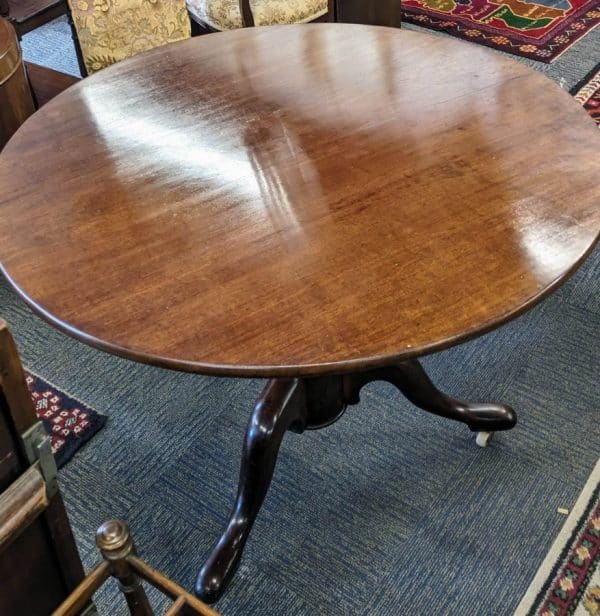 Tilt Top Dining Table Antique Mahogany Furniture Miscellaneous 4