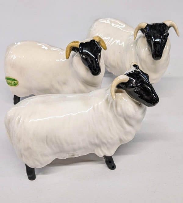 Beswick Black Faced Rams - Image 2