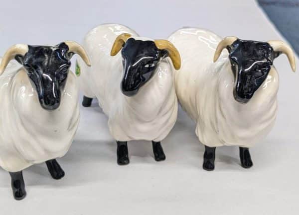 Beswick Black Faced Rams - Image 3