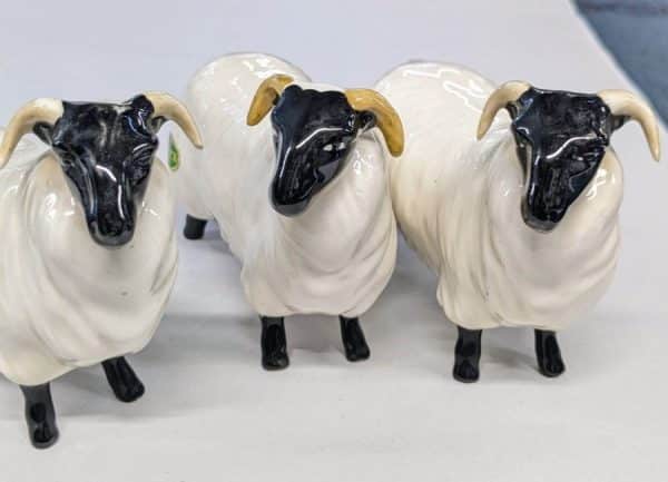 Beswick Black Faced Rams China Animals Miscellaneous 5