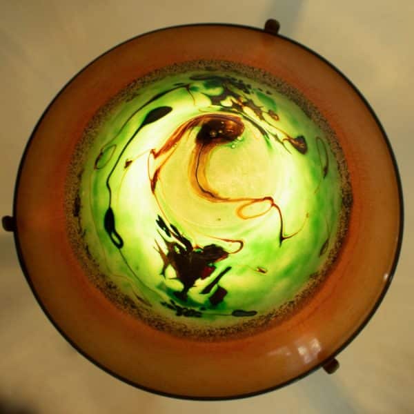 Mushroom Lamp, La Rochère Antiques Antique Lighting 5