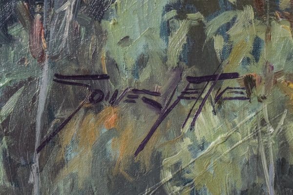 Vicente Gomez Fuste - Post Impressionist Village and Mountains - Image 5