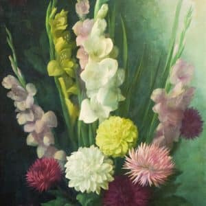 Radiant Flowers – Oil on Canvas Miscellaneous