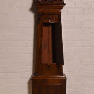A Victorian Mahogany 8 Day Drum Head Longcase Clock By J Paterson Airdrie SAI1134 Antique Furniture