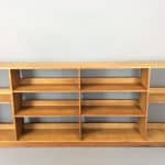 Arts & Crafts Cotswold School Long Oak Bookcase bookcase Antique Bookcases