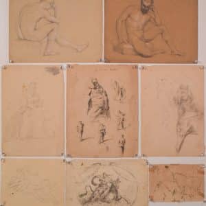 Collection of 19th Century Sketches Miscellaneous