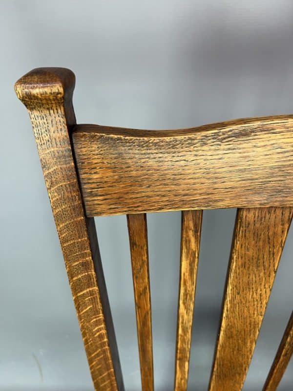 Set of Six Liberty Arts & Crafts Dining Chairs c1900 - Image 5