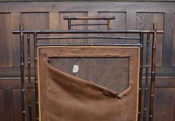 Edwardian Bamboo Fire Screen SAI3054 - Image 13