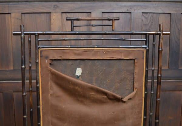 Edwardian Bamboo Fire Screen SAI3054 Miscellaneous 15