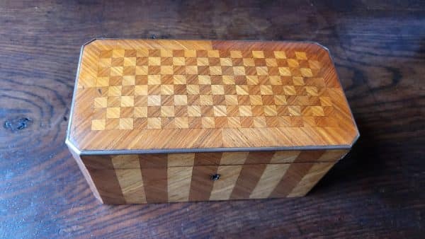 Satin Wood Tea Caddy SAI3057 Antique Boxes 20