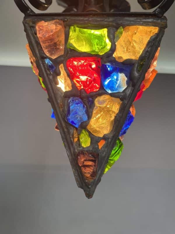 Mid Century Peter Marsh Ceiling Lantern c1950’s Ceiling Light Antique Lighting 4