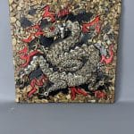 Mid Century Wall Sculpture by Elizabeth Lewis Elizabeth Lewis Antique Metals