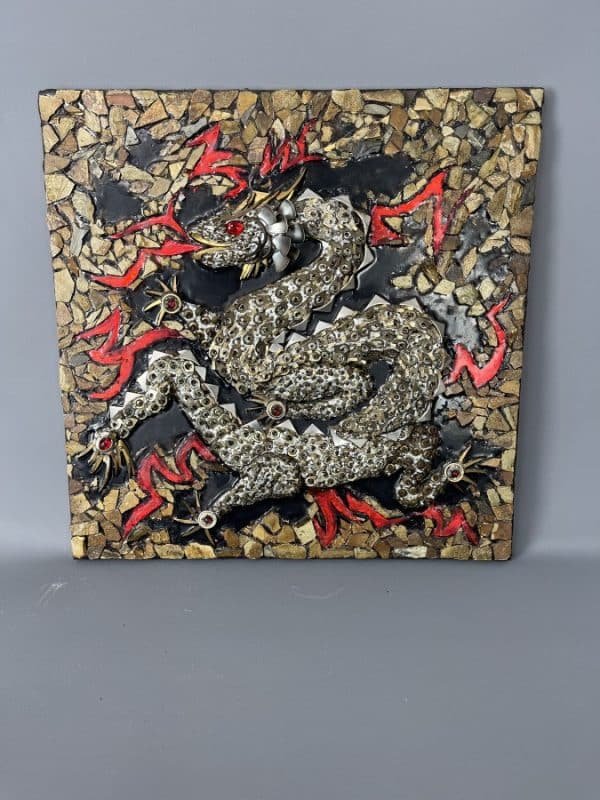 Mid Century Wall Sculpture by Elizabeth Lewis