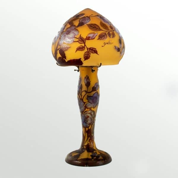 After Gallé – Big Large Mushroom Lamp Antqiue Art Antique Art 3